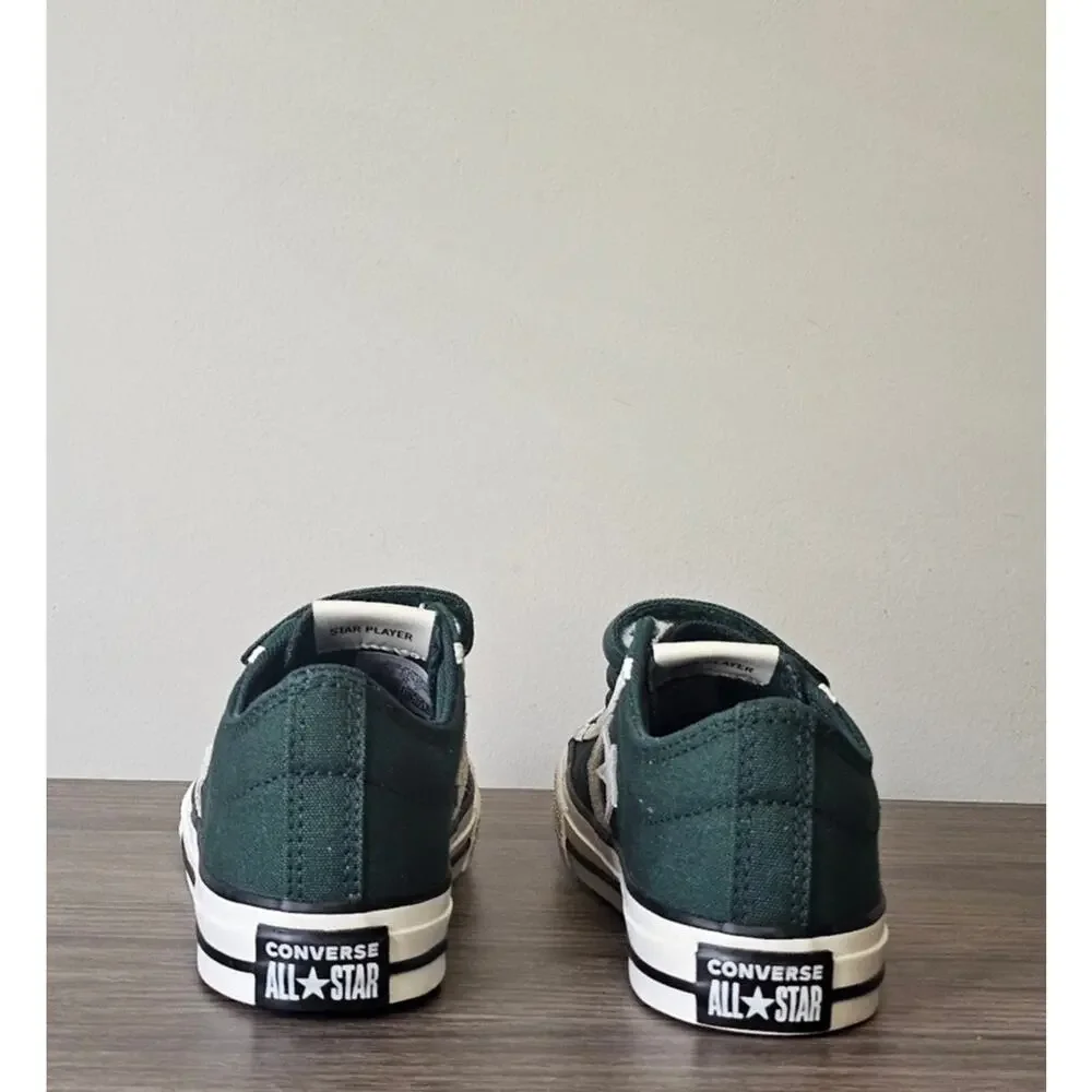 Converse Star Player 76 Easy -On Luxe Size 2.5 Green Envy A12305F NWT